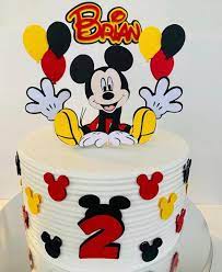 Mickey Mouse Cake Decorations gambar png