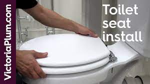 how to fit a toilet seat ing