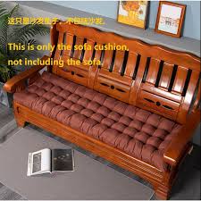thick solid wood sofa cushion with