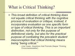   Absurd Myths About Critical Thinking   SlidePlayer What is Critical Thinking