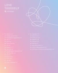 Lyrics before releasing bts list of songs, we have done researches, studied market research and reviewed customer feedback so the information we provide. Bts Reveals Exciting Track List For Love Yourself Answer Soompi