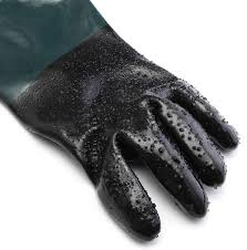 24 rubber sandblast cabinet gloves