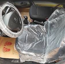 20pcs Car Disposable Plastic Seat Cover