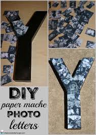 Diy Paper Mache Photo Letters