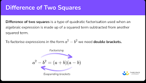 Difference Of Two Squares Gcse Maths
