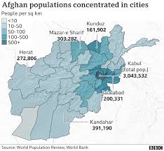 Afghanistan map by openstreetmap engine. Mapping The Advance Of The Taliban In Afghanistan Bbc News