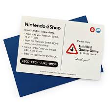 Aparte del código de descarga, las tarjetas para programas de nintendo switch adquiridas en ciertas tiendas incluyen un número de control. Untitled Goose Game Download Code Untitled Goose Game Shop