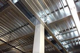 corrugated steel decking mezzanines