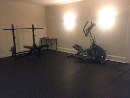 rubber flooring for a home gym floor