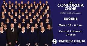 The Concordia Choir on Tour in Eugene, OR