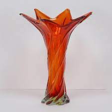 Vintage Murano Glass Vase For At