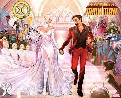 Emma Frost and Tony Stark Are Marvel's New Power Couple in 'X-Men'  #26/'Invincible Iron Man' #10 Wedding Event | Marvel