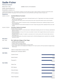 Medical Assistant Resume Sample Complete Guide 20 Examples