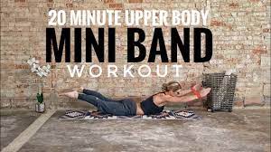 upper body mini band workout delts
