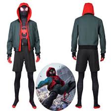 Freelance concept artist | illustrator. Miles Morales Costume Cosplay Suit New Spider Man Into The Spider Verse Jacket Ebay