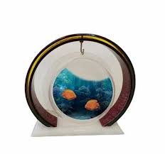 Shaan Pearl White Designer Fish Bowl