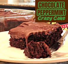 chocolate peppermint crazy cake no