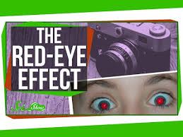 how to avoid the red eye effect