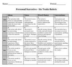 Ideas re      traits Writing posters rubric  they looks like they     Image result for six traits writing personal narrative rubric  th grade