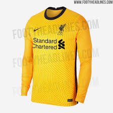 Cityzens, the sky blues diseñado por new balance, el uniforme mantiene el estilo retro y. Camiseta De Portero Del Liverpool 2020 2021