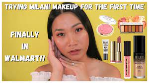 trying milani makeup for the first time