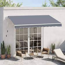 Outsunny Awning Manual Retractable