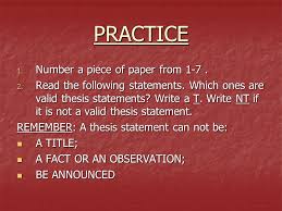 Thesis Statement Examples Download in Word PDF Free Developing a Thesis  Statement PowerPoint