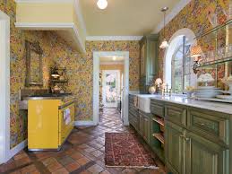 terra cotta tile galley kitchen ideas