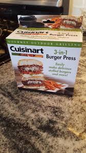 cuisinart 3 in 1 stuffed burger press