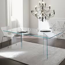 Tonelli Bacco Glass Dining Table