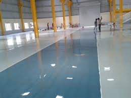 commercial building epoxy flooring