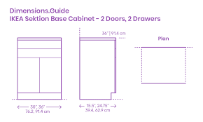 35 кухонь ikea в интерьере. Ikea Sektion Base Cabinet 2 Doors 2 Drawers Dimensions Drawings Dimensions Com