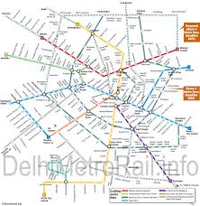 Delhi metro is an urban mass rapid transit system (mrts) built with 10 lines and 253 stations to serve india's capital along with other towns in the national capital region (gurgaon, noida and others) by the delhi metro rail. Delhi Metro Map Master Plan 2021 Delhi Metro Metro Map Metro