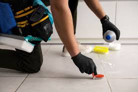 how to deep clean bathroom tile floors
