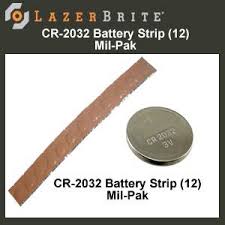 Lazerbrite Tactical Light System Cr 2032 Battery 12 Pack Lb2 2032 12 Survivalmetrics Com Survival Metrics Llc