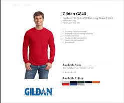 G840 Gildan Dryblend 5 6 Oz 50 50 Long Sleeve T Shirt