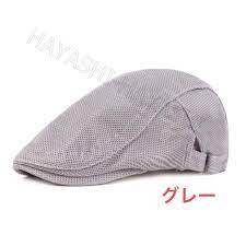 日本未発売】 ハンチング帽子 キャップ帽子 ベレー帽 ハンチング帽 夏用帽子 グレー wakuworks.jp