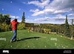 Canada, Yukon, Meadow lakes Golf & Country Club in Whitehorse ...