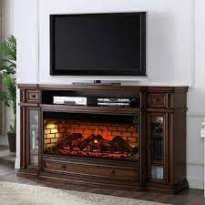 Klamath 75 Fireplace Mantle Tv
