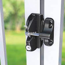 Lokklatch D D Black Key Lockable Gate