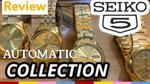 seiko 5 automatic watch gold review