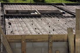 a steel reinforcement for the concrete