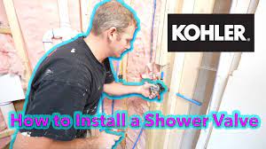 kohler shower valve installation tips