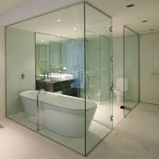 laminated bathroom glass wall panels