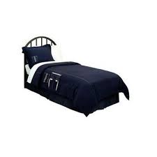 twin size navy blue bed comforter set