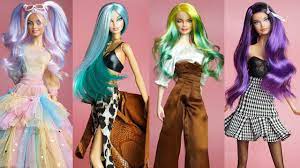 easy barbie doll hairstyles tutorial