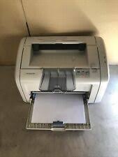When not being used, the printer conserves workdesk area by folding up right into a tiny box 14.6 inches broad by 14.2 inches deep by 8.2 inches high. Hp Laserjet 1018 Standard Laser Printer For Sale Online Ebay