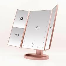 Makeup Mirror With Lights Lighted Makeup Mirror Led Vanity Mirror 7x Magnifying For Sale Online Ebay
