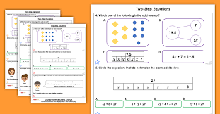 Two Step Equations Homework Extension