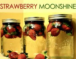 easy strawberry infused moonshine